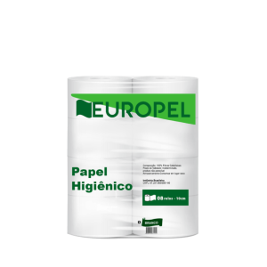 EUROPEL PH HIGIENICO BRANCO 150M FD C/8 ROLOS