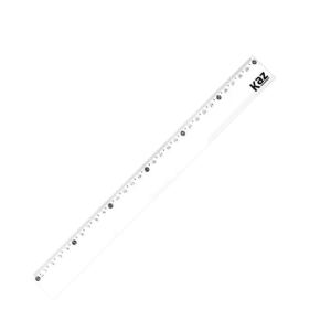 REGUA CRISTAL 30CM UND KAZ