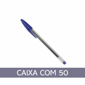 CAIXA CANETA ESFEREOGRAFICA BIC AZUL [CAIXA COM 50]